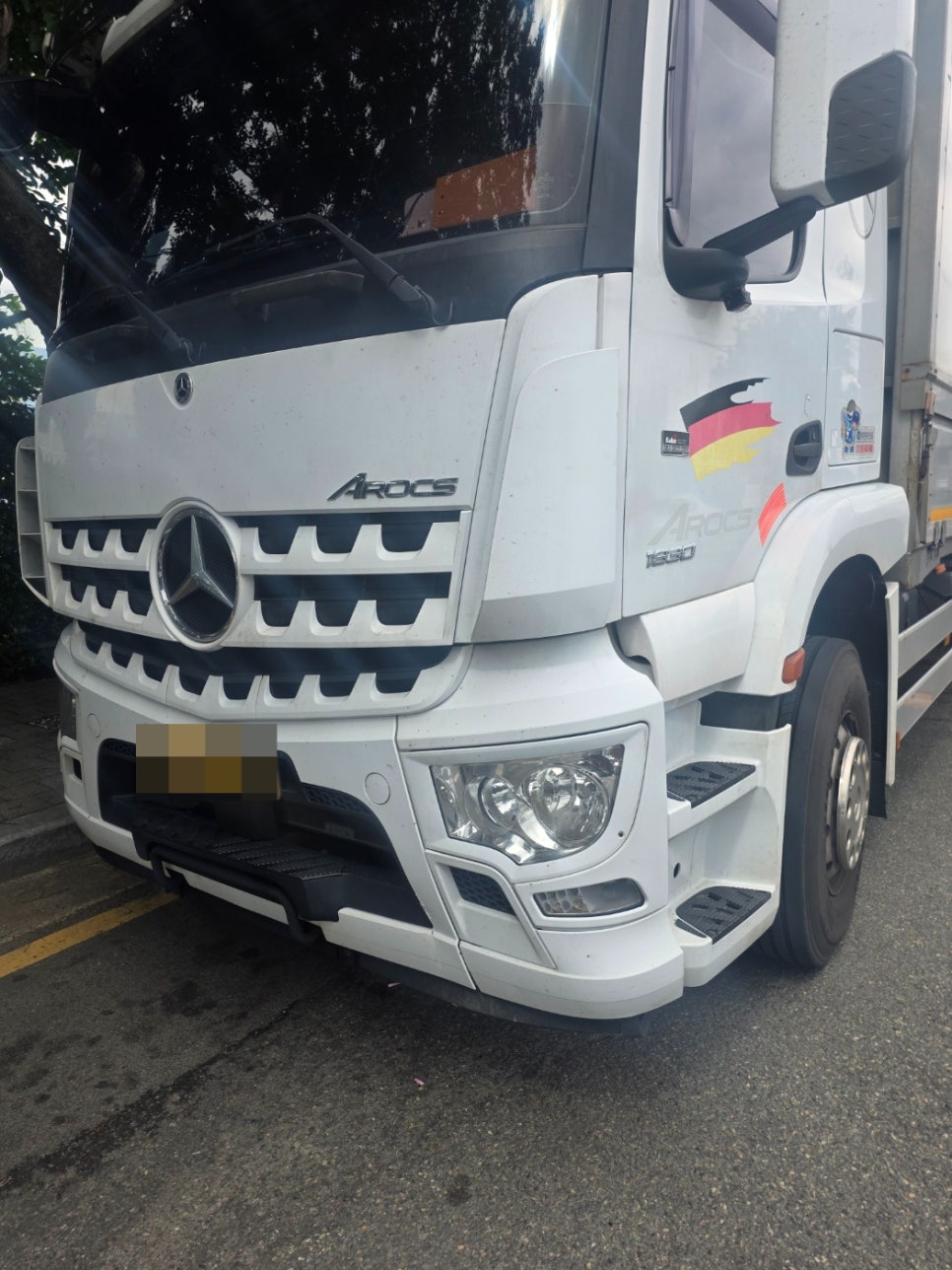벤츠 아록스 1830 배터리 교체, 부산 사상구 엄궁동 출장