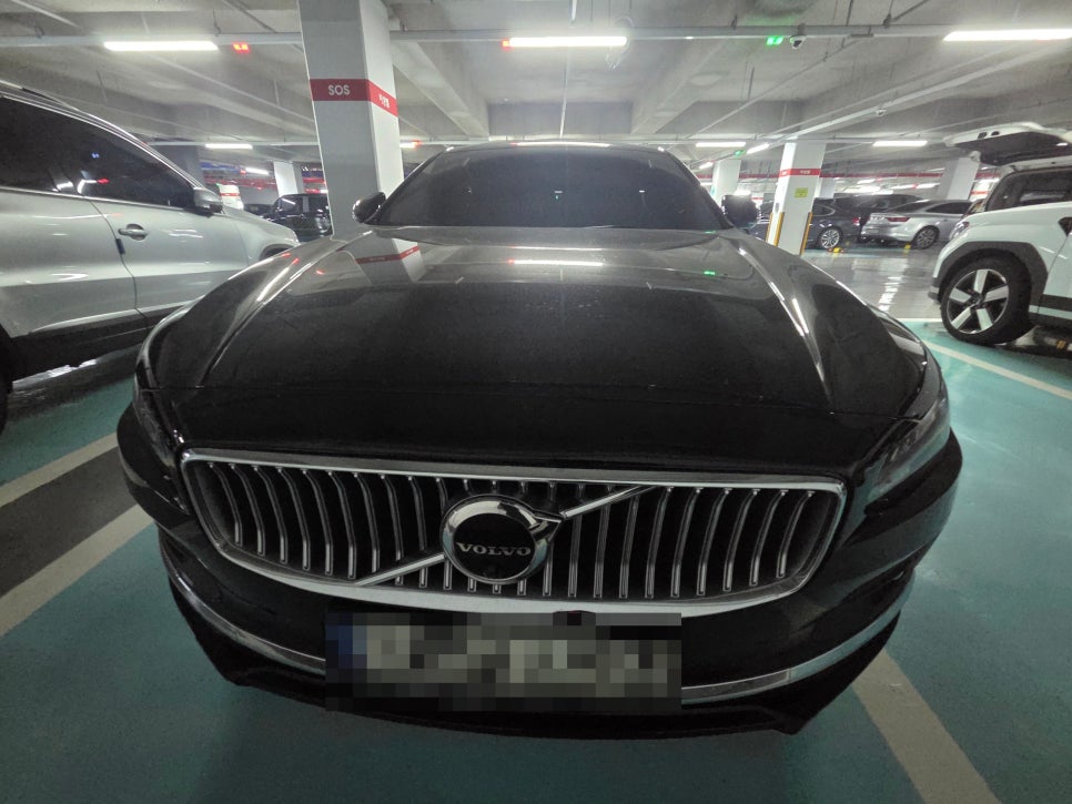연제구 거제동 2021년식 볼보 S90 가솔린 배터리 교체 작업 사진